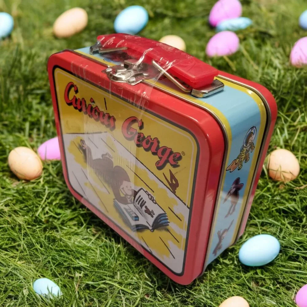 Sealed Curious George MIni Lunch Box 1998 Ltd Ed Collector's Mini Tin W/Candies